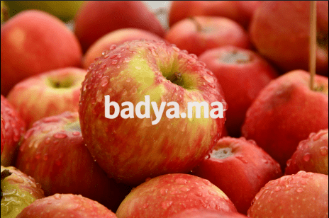 Pommes rouges fraiches